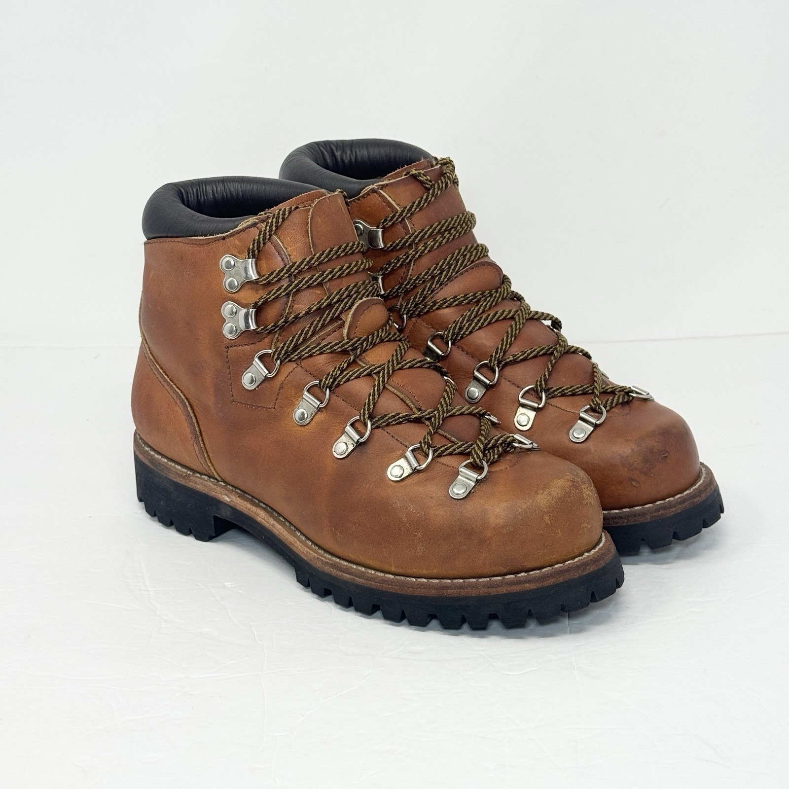 Vintage 70s Red Wing Irish Setter Sport Boot Mens 8c Hiking Vibram Usa Mountain